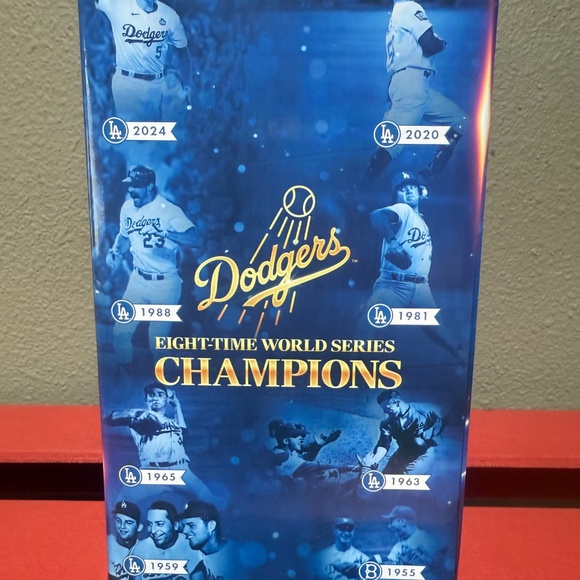 2024 World Series Los Angeles Dodgers Replica Trophy Stadium Giveaway Exclusive - Picture 3 of 7